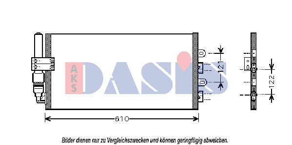 AKS DASIS kondensatorius, oro kondicionierius 082036N